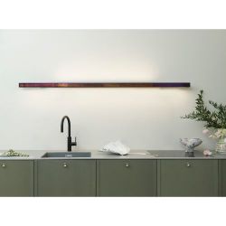 Anour I Model Wandlamp - 250 cm - Geborsteld roestvrij staal