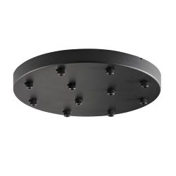 Light-Point Ceiling Base Plafondkap voor 11 lampen - 40 cm - Zwart