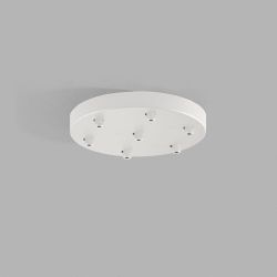Light-Point Ceiling Base Plafondkap voor 7 lampen - 30 cm - Wit 