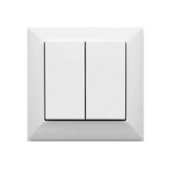 Casambi - BLE 55 rocker Wandschakelaar - Dubbel - Wit