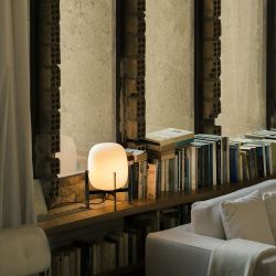 Santa & Cole Cesta Metalica Tafellamp - Wit