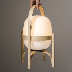 Santa & Cole Cestita Bateria Tafellamp - Wit