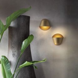 Penta Enoki Wandlamp - Mat goud