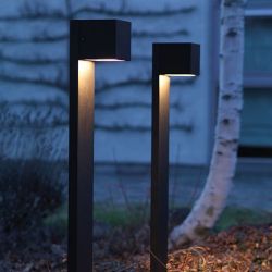 Light-Point Cube Garden Stand Sokkel - Zwart 