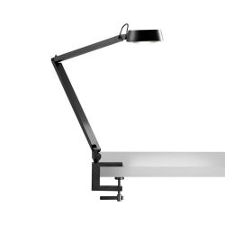 Light-Point Dark T1 Tafellamp met tafelklem - Carbon black 