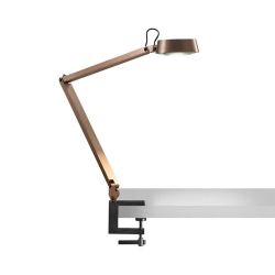 Light-Point Dark T1 Tafellamp met tafelklem - Rose goud 