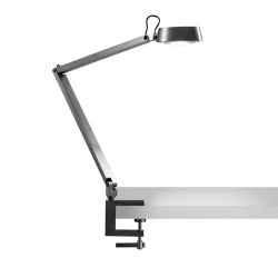 Light-Point Dark T1 Tafellamp met tafelklem - Titanium 