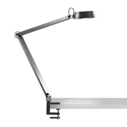 Light-Point Dark T2 Tafellamp met tafelklem - Titanium 