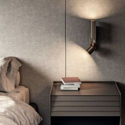 Penta Clash Adjustable Wandlamp - Geborsteld Brons