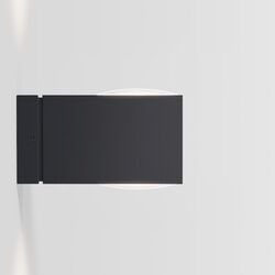 IP44 Como Wandlamp - Zwart