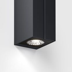 IP44 Cut Down Wandlamp - Zwart