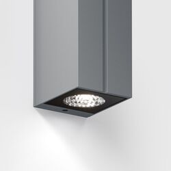 IP44 Cut Down Wandlamp - Grijs