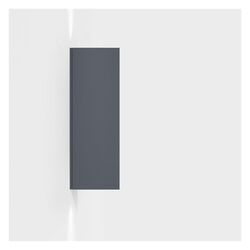 IP44 Cut Wandlamp - Antraciet
