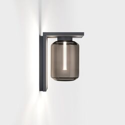 IP44 Dia F Wandlamp - Antraciet