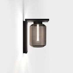 IP44 Dia F Wandlamp - Zwart