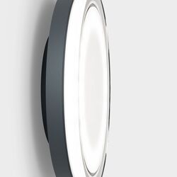 IP44 Lisc Wandlamp - Antraciet