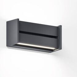 IP44 Slat Wandlamp - Antraciet