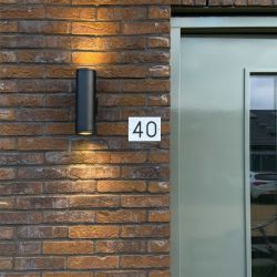 Key Light Brick UD Wandlamp IP65 - Zwart