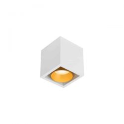 Key Light Cube R Opbouwspot - Wit Goud