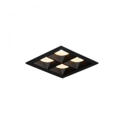 Key Light Quadri 4 Inbouwspot - Zwart