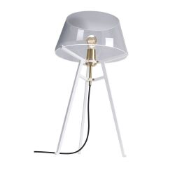 Tonone Ella Tafellamp - Wit - Transparant