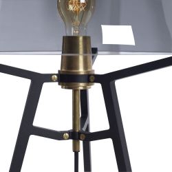 Tonone Ella Tafellamp - Zwart - Grijs