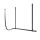 Outlet - Flos Belt Black Leather Hanglamp - Zwart