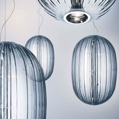 Foscarini Plass Grande LED Hanglamp - Grijs