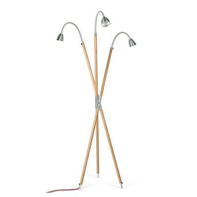 Less 'n' More Athene A-3HSL Vloerlamp - Aluminium