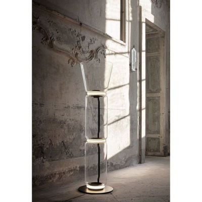 Flos Noctambule Vloerlamp - 2 High Cylinders - Cone