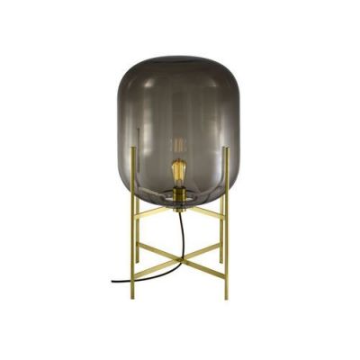 Pulpo Oda Medium Vloerlamp - Grijs - Messing