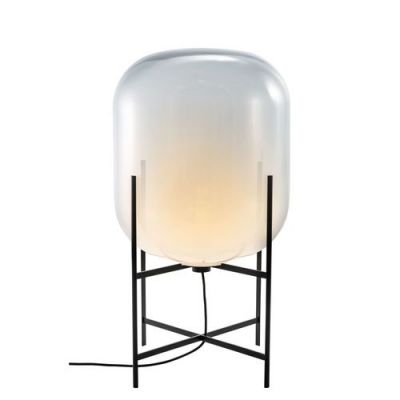 Pulpo Oda Medium Vloerlamp - Maanlicht wit - Zwart