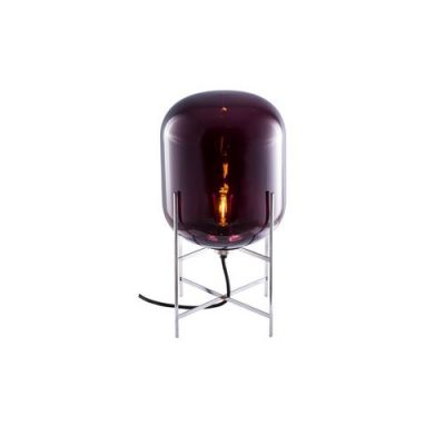 Pulpo Oda Small Vloerlamp - Aubergine - Chroom