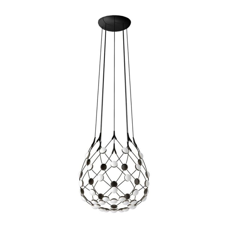 Luceplan Mesh Hanglamp 500 cm - Zwart - online kopen | Light