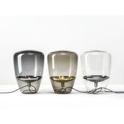 Brokis Balloon Medium Vloerlamp - Zwart - Rookgrijs