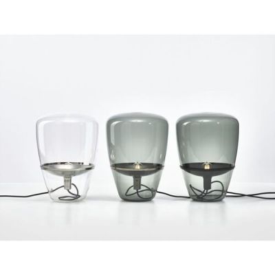 Brokis Balloon Small Tafellamp - Zwart - Rookgrijs