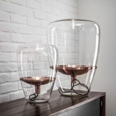 Brokis Balloon Small Tafellamp - Zwart - Rookgrijs