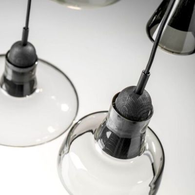 Brokis Shadows PC895 Hanglamp Zwart - Rookgrijs