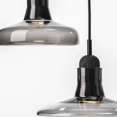 Brokis Shadows PC894 Hanglamp Zwart - Rookgrijs