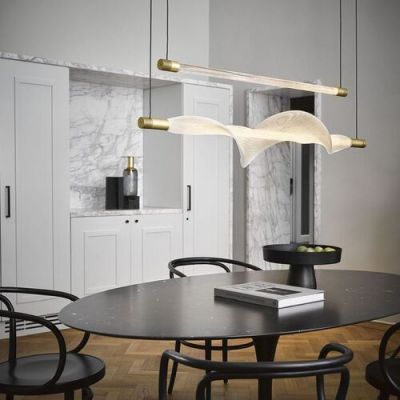 Hollands Licht Vapour Vertical Hanglamp - Goud