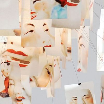 Ingo Maurer Zettel'Z 5 Laughing Buddha Hanglamp