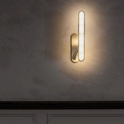Bert Frank Colt Single Right Wandlamp - Messing