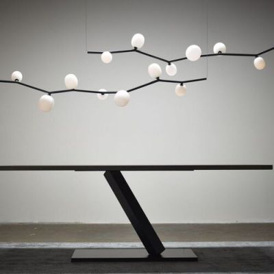 Brokis Ivy Horizontal 4 Hanglamp - Grijs - Wit