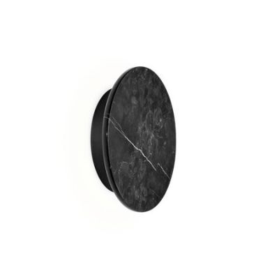 Wever Ducre Miles Round 2.0 Wandlamp - Zwart Marmer