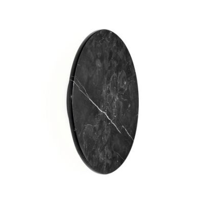 Wever Ducre Miles Round 3.0 Wandlamp - Zwart Marmer
