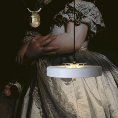 Bert Frank Revolve Hanglamp - Messing - Groen 