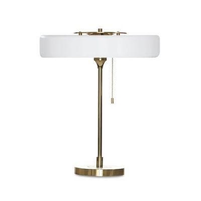 Bert Frank Revolve Tafellamp - Messing - Wit