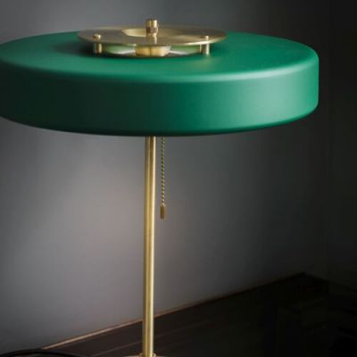 Bert Frank Revolve Tafellamp - Messing - Wit