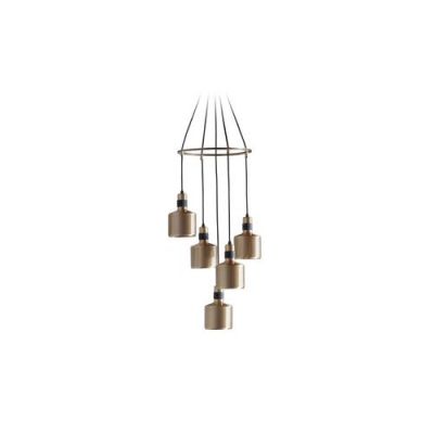 Bert Frank Riddle Cluster 5 Hanglamp - Messing - Zwart 
