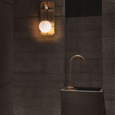 Bert Frank Rift Wandlamp - Messing